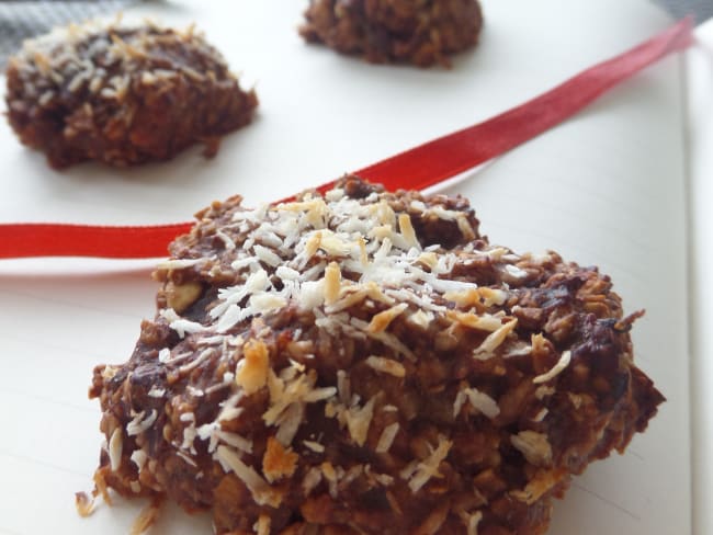 Cookies à la banane, aux flocons d'avoine