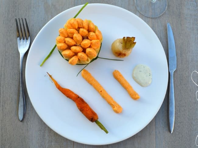 Assiette végétarienne au multi saveurs