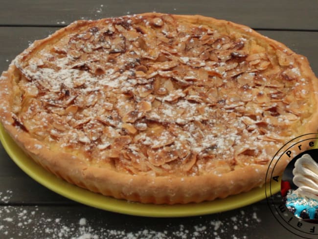 Tarte pommes cannelle amandes en vidéo