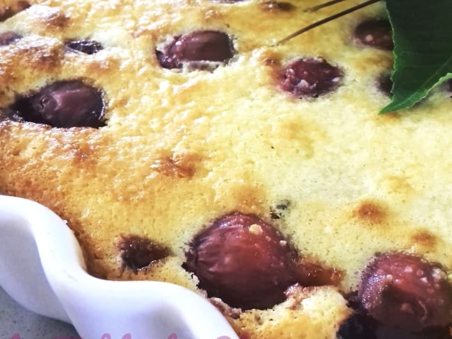 Clafoutis aux cerises d'après Guy Savoy