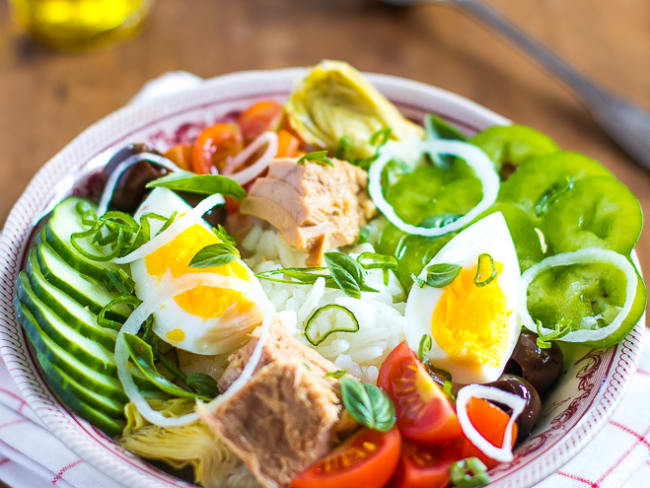 Poke bowl façon salade niçoise