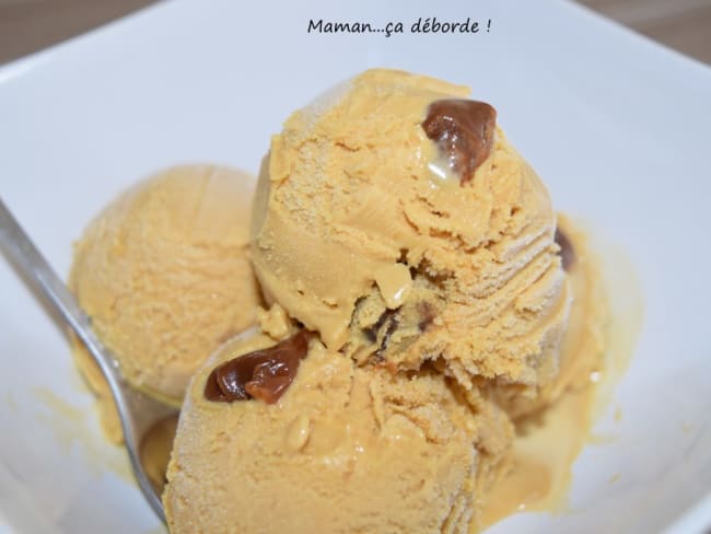 Glace au caramel au beurre salé maison