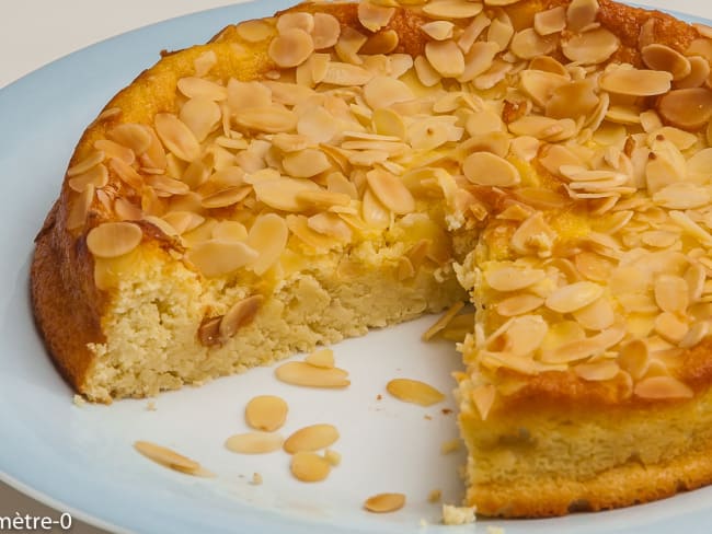 Gâteau à la ricotta, limoncello et amandes