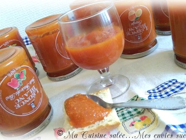 Confiture de patate douce cannelle et vanille