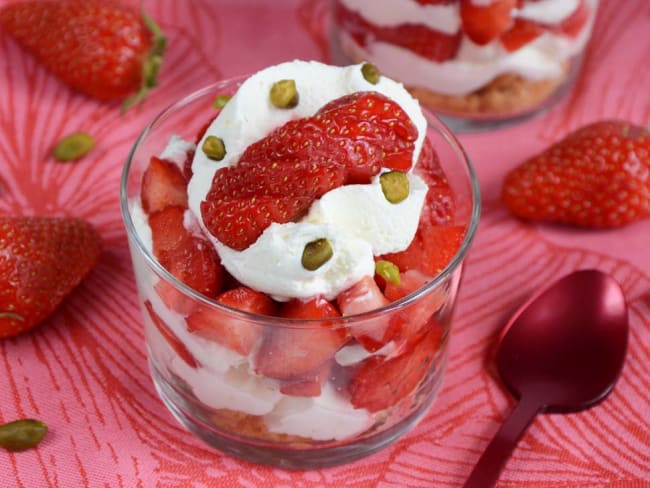 Trifle aux fraises