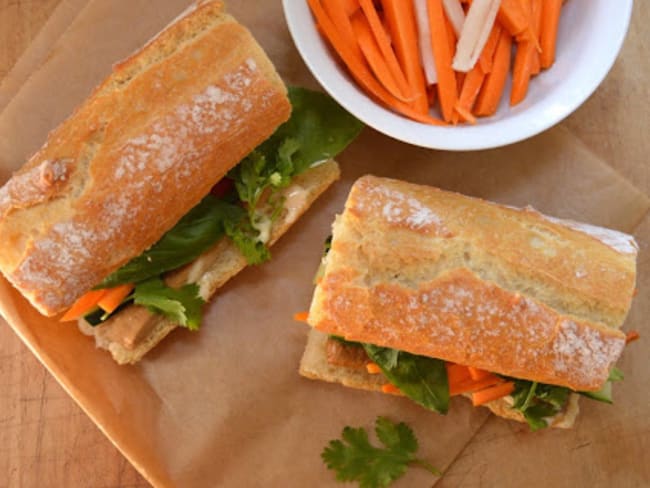 Banh mi végétarien