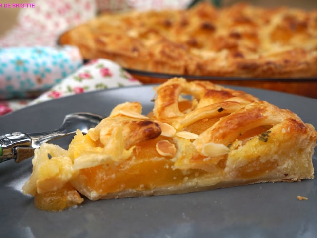 Tarte ensoleillée aux abricots