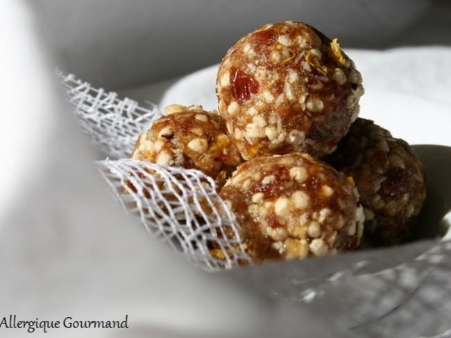 Energy Balls citron-quinoa, bio, pour le sport