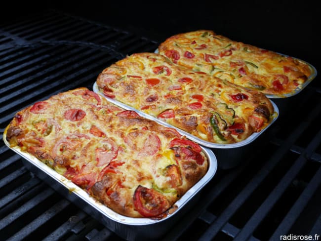 Flan de légumes facile et rapide à cuire au four ou au barbecue