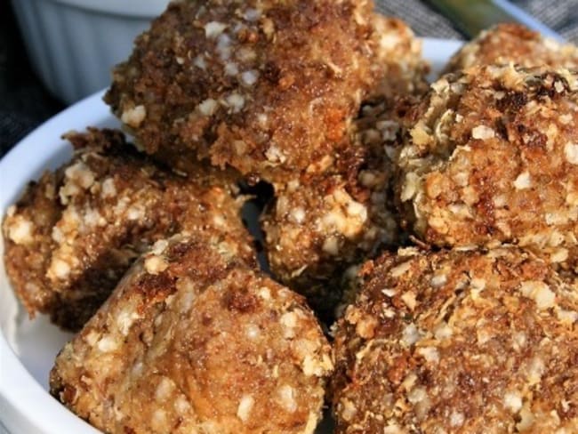 Boulettes de quinoa, lentillons, bio