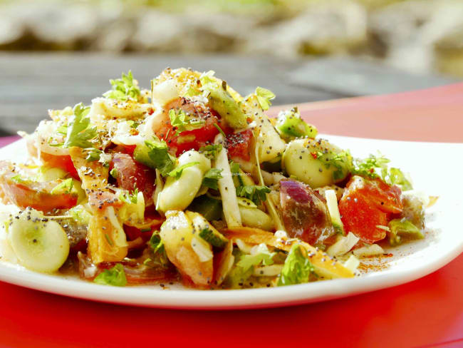 Salade composée alcaline d’été « spéciale belle peau »