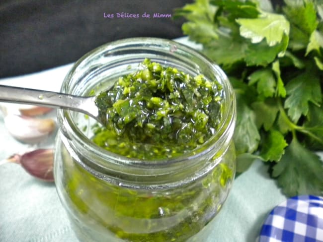 La sauce Chimichurri argentine pour accompagner vos grillades