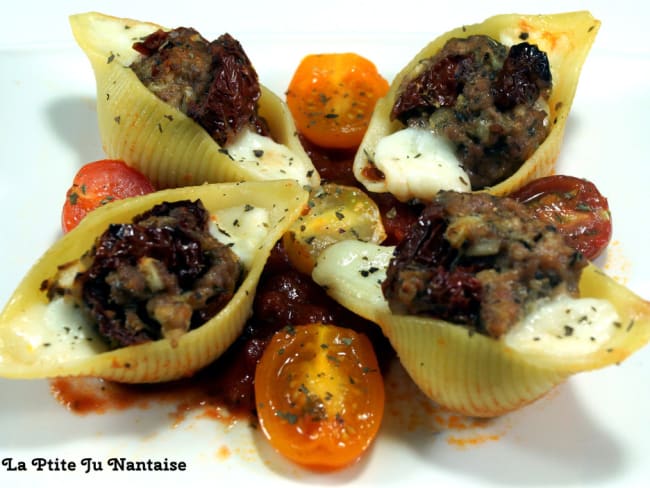 Conchiglionis d’agneau aux saveurs italiennes