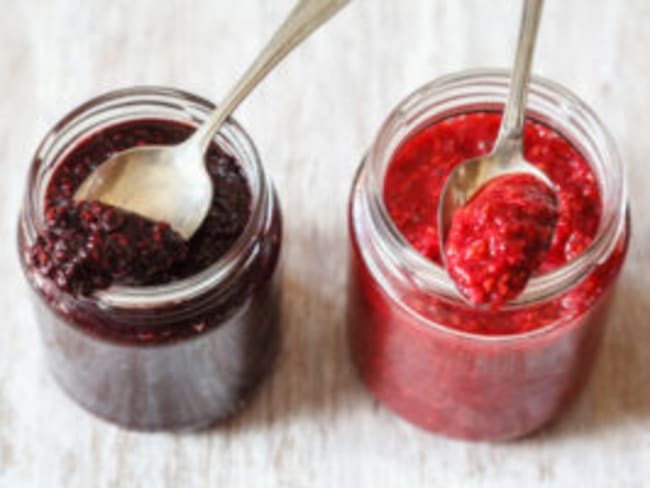 Confiture de fruit au chia