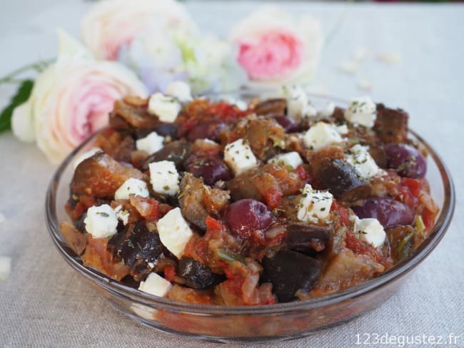 Salade d’aubergines à la crétoise