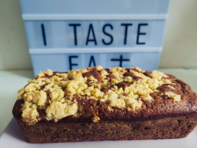 Cake à la banane ou banana cake d'après le Chef Pâtissier Christophe Michalak