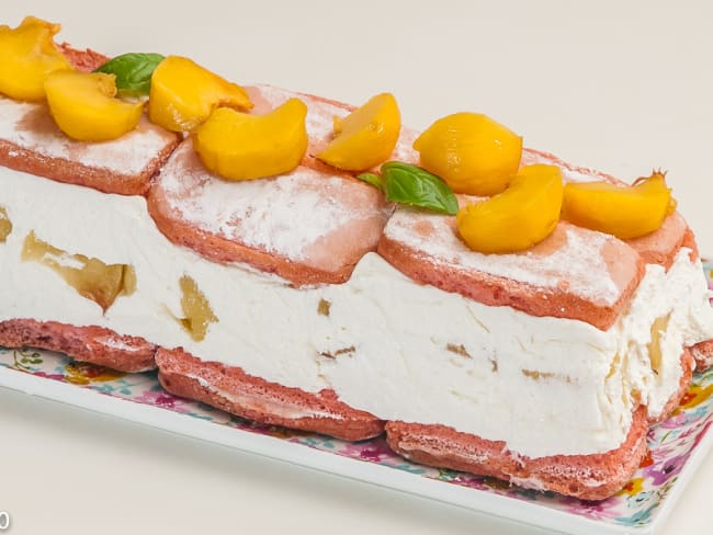 Terrine aux pêches et nectarines