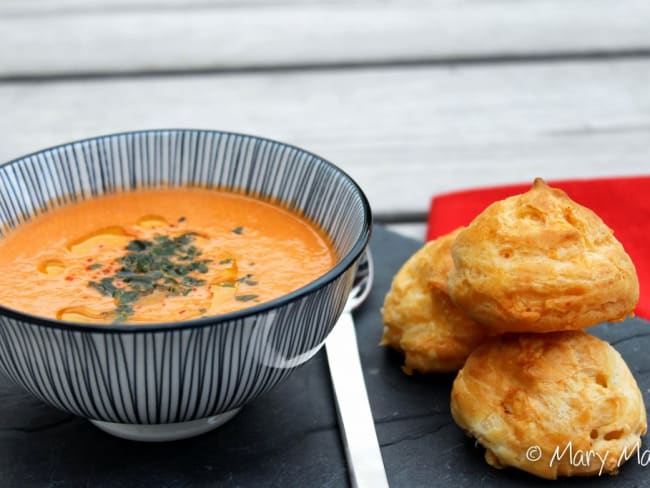 Gaspacho et Gougères Basques