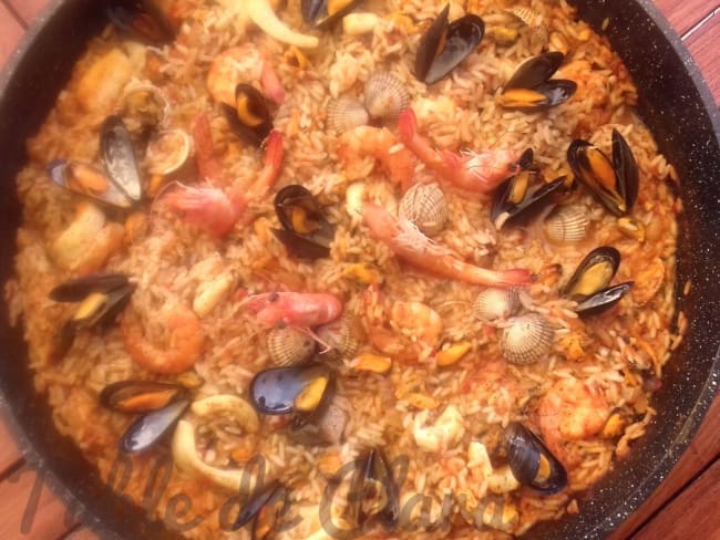 Arroz de marisco ou Riz à la portugaise aux fruits de mer