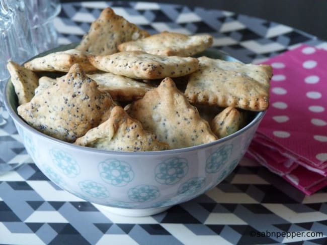 Crackers au pavot