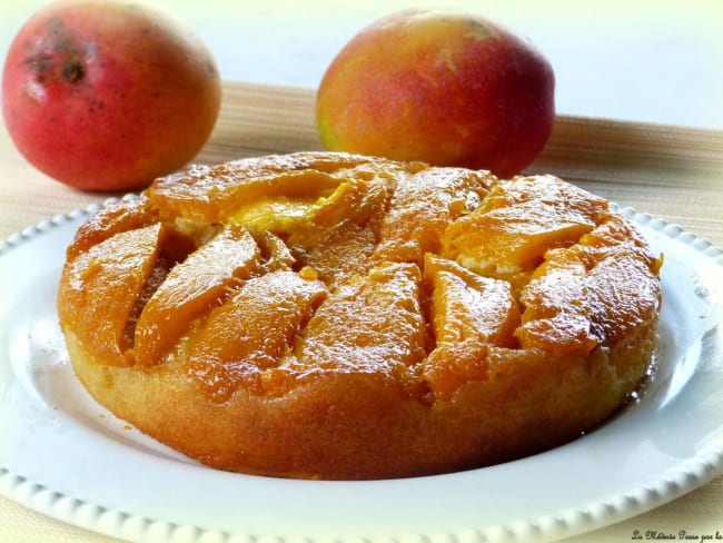 Gâteau renversé aux mangues de Guadeloupe