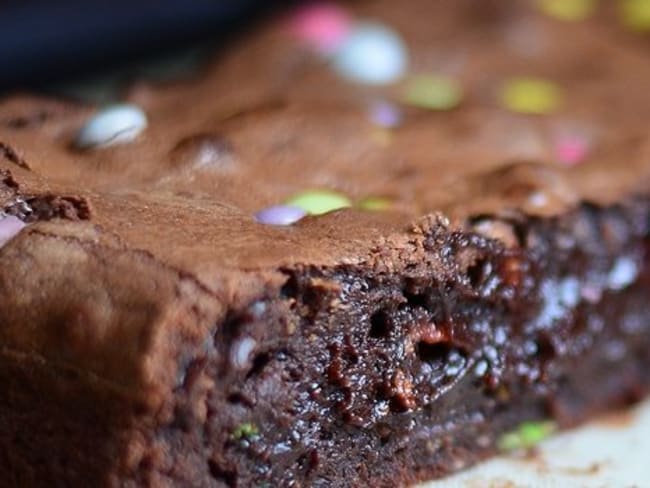 Brownie mousseux d'après la recette de Cyril Lignac