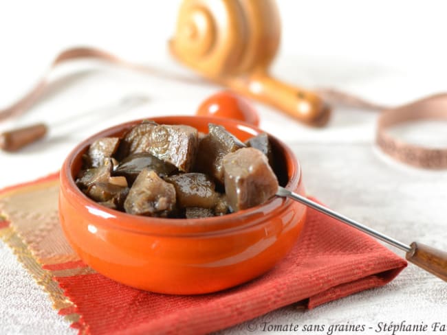 Aubergines à l'huile et au vinaigre