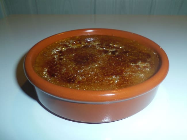 Crème brûlée à la chicorée