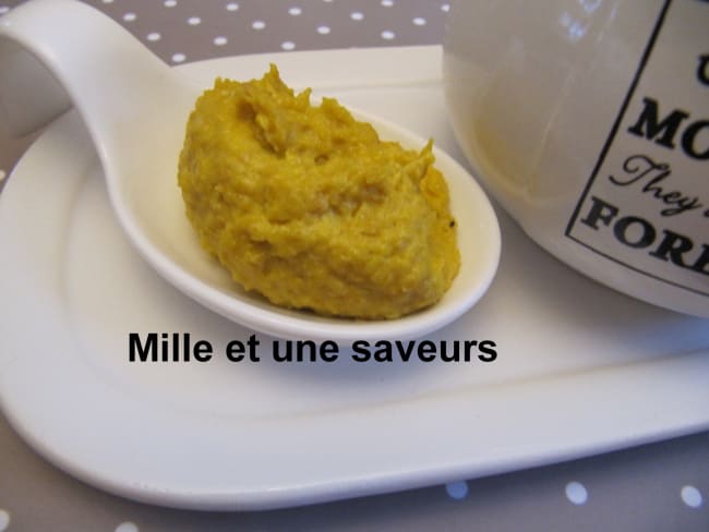 Moutarde maison faite au thermomix 