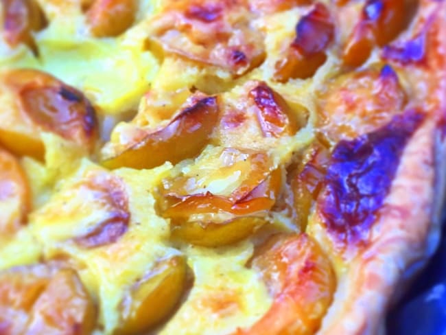 Tarte moelleuse aux mirabelles