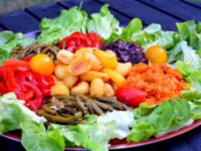 Salade composée Marocaine
