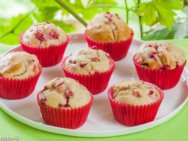 Muffins aux groseilles pour un brunch