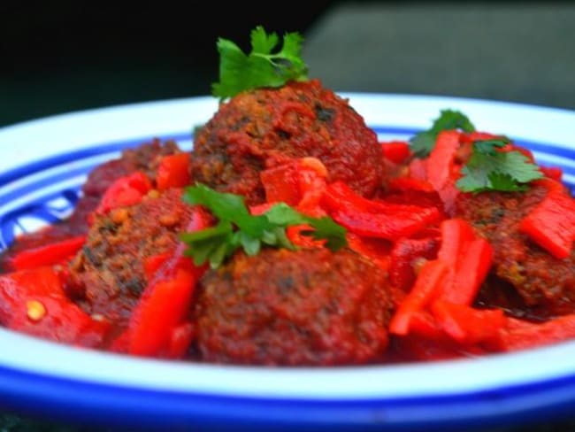 Tajine de Kefta de la cuisine marocaine