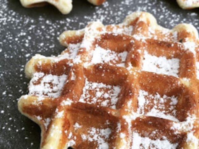 Gaufres d'après une recette du pâtissier Christophe Felder