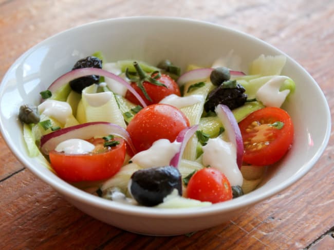 Salade de courgette crue