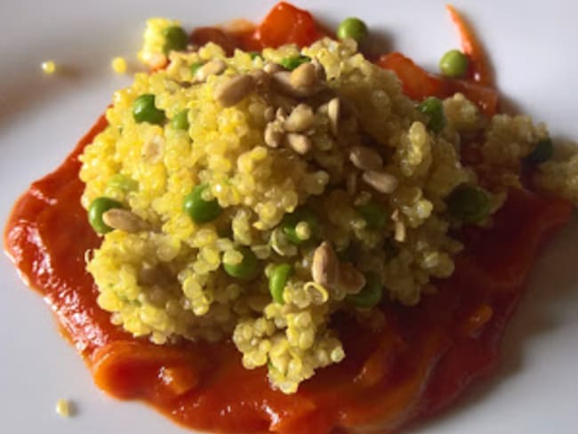 Quinoa façon risotto à la sauce tomate