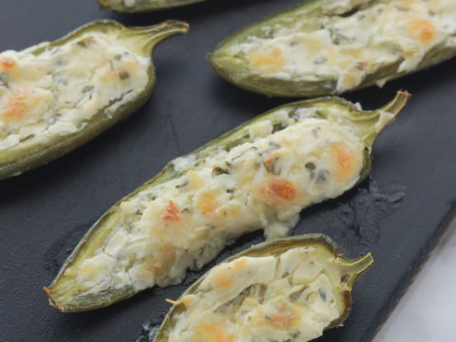 Piments jalapeños farcis au fromage à la crème