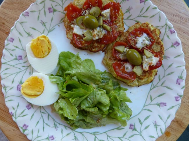 Pizza à base de chou-fleur