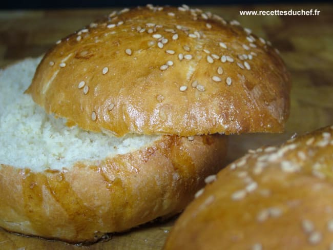 Buns (pains pour hamburger maison)