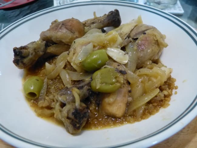 Tajine de poulet aux olives