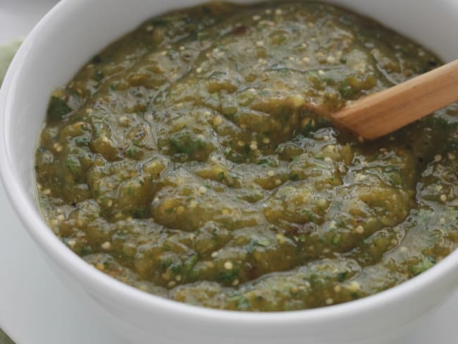 La vraie salsa verde mexicaine