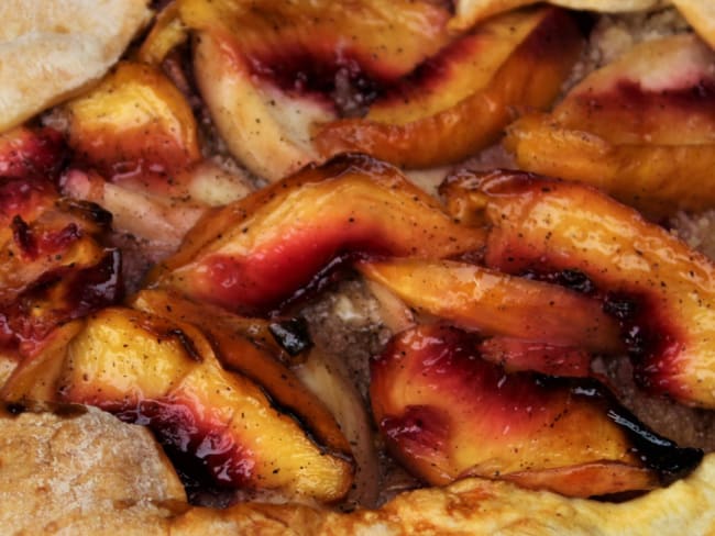 Tarte rustique aux nectarines