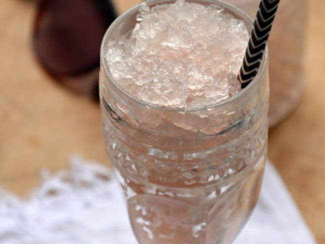 Le Frozé : une granita au vin rosé