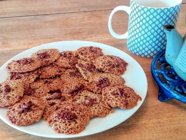 Sablés croustillants au sarrasin et caramel au beurre salé façon galette bretonne