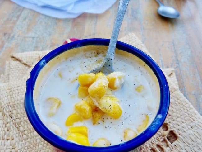 Katsaka sy ronono ou maïs au lait à ma façon