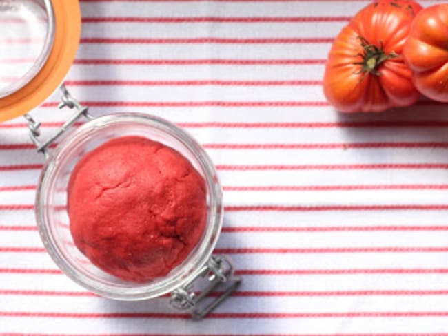 Concentré de tomate fermenté maison