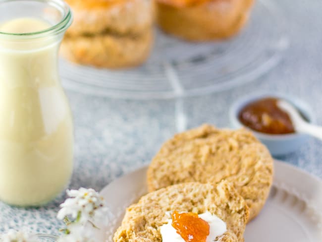 Scones anglais au lait végétal