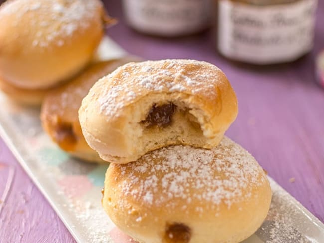 Boules de Berlin à la confiture