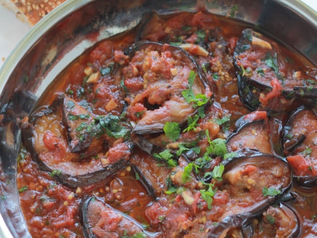 Aubergines à la sauce tomate