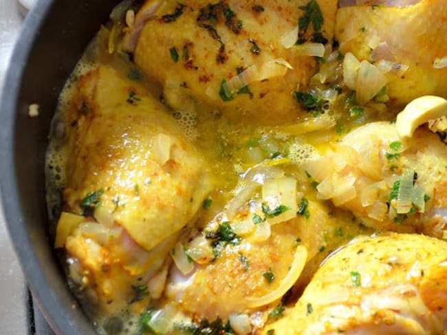 Poulet au citron (recette d’Algérie)